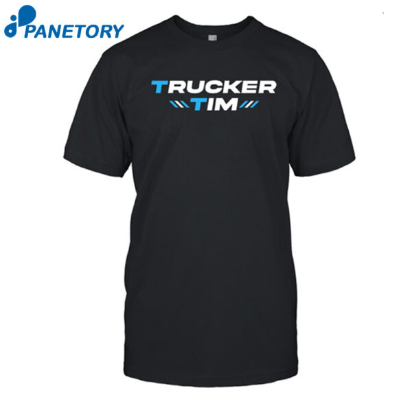 Trucker Tim Logo Black Shirts
