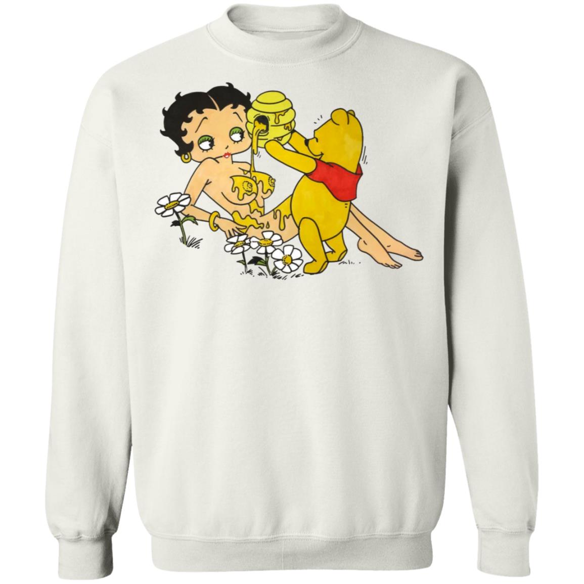 Honey Betty Boop And Pooh Bear Shirt 1