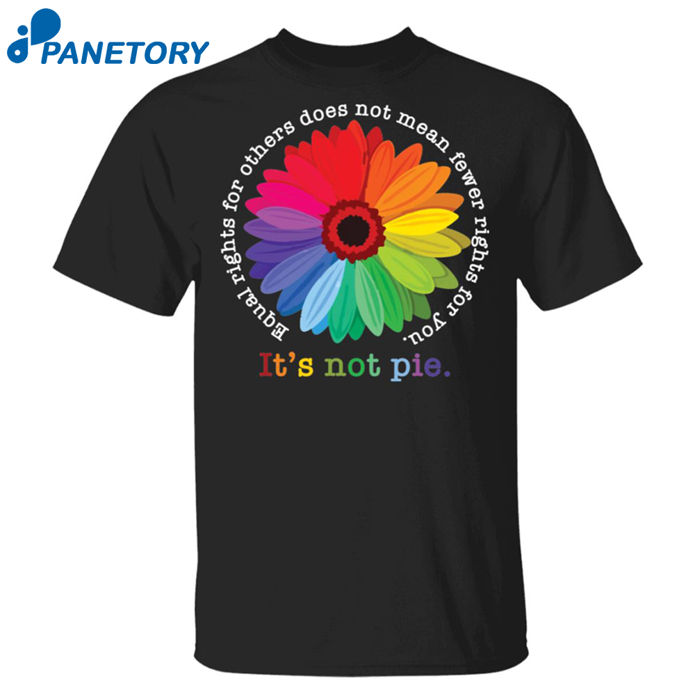 Sunflower Equal Rights For Others Does Not Mean Fewer Rights For You It’s Not Pie Shirt