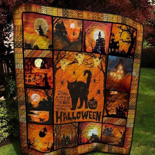 Halloween Witch Time Awesome 3d Fleece Blanket