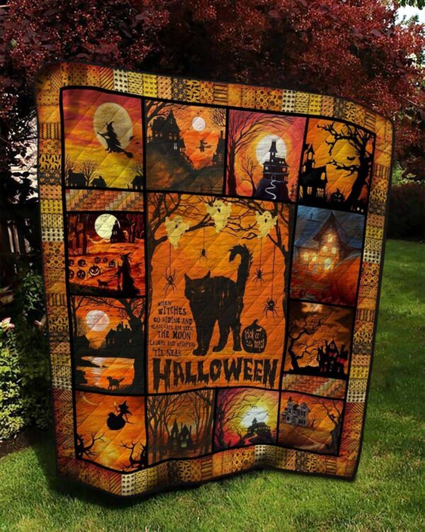 Halloween Witch Time Awesome 3D Fleece Blanket