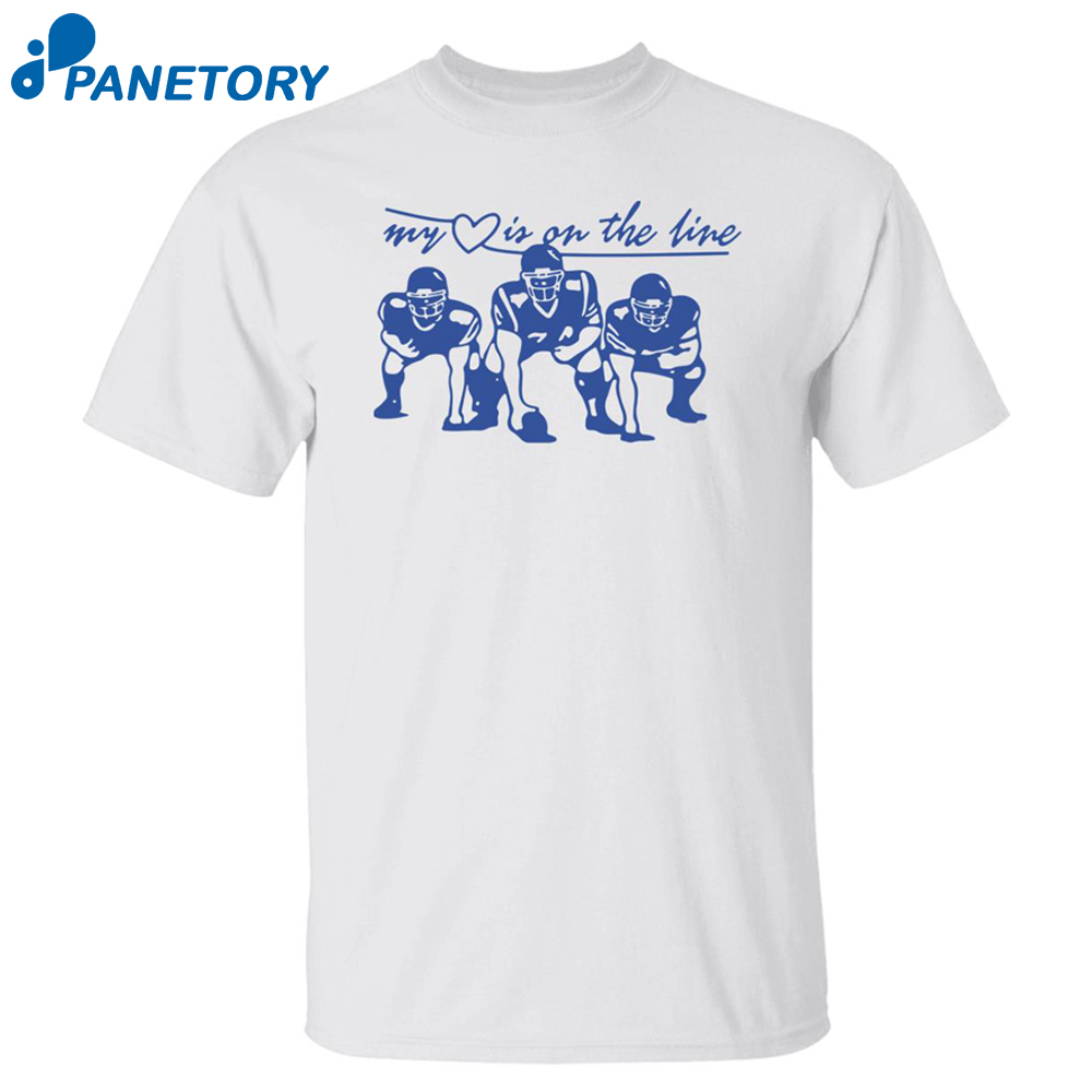My Heart Is On The Line Football Shirt