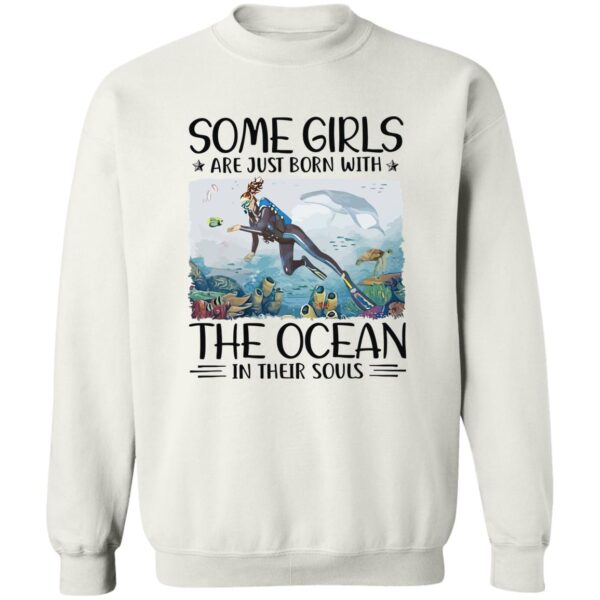 Some Girls Are Just Born With The Ocean In Their Souls Shirt
