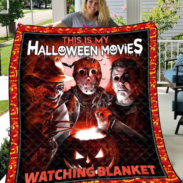 This Is My Halloween Movies H89 3d Fleece Blanket
