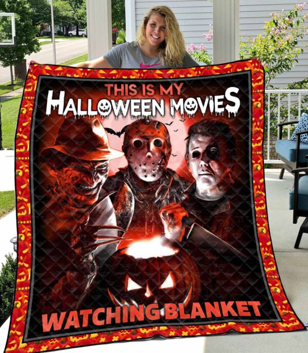 This Is My Halloween Movies H89 3D Fleece Blanket