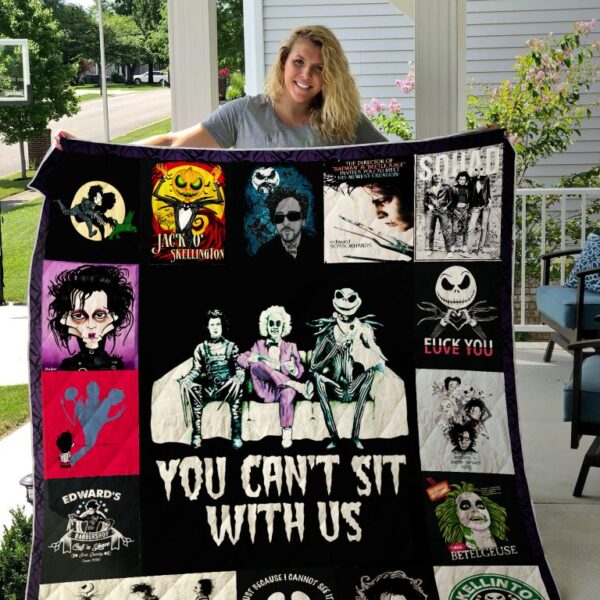 You Can't Sit With Us Halloween 3d Fleece Blanket