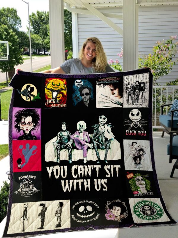 You Can'T Sit With Us Halloween 3D Fleece Blanket