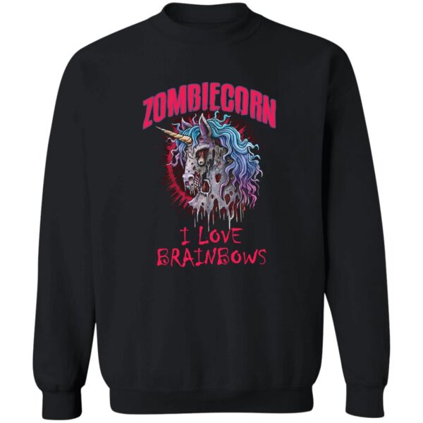 Zombiecorn I Love Brainbows Halloween Shirt