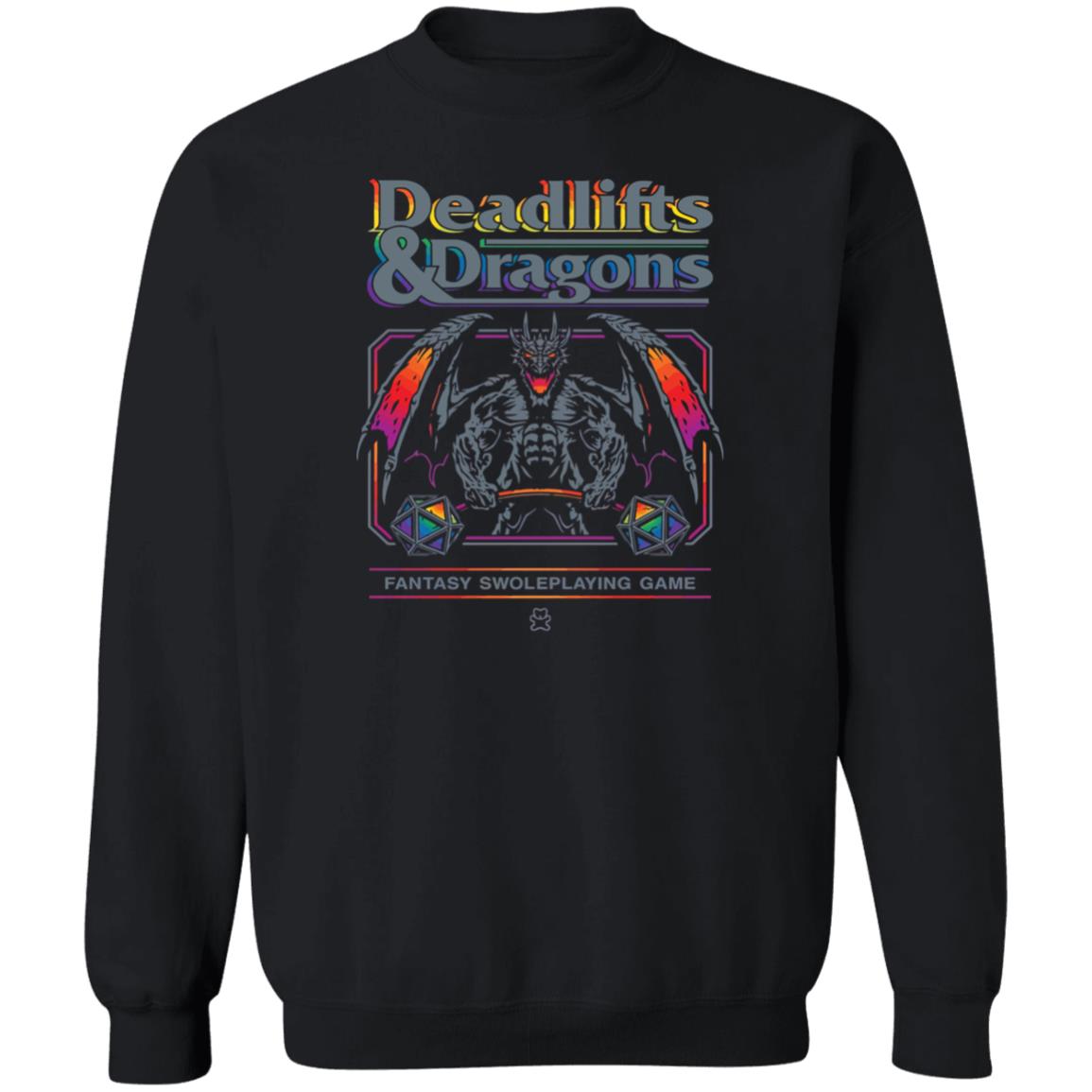 Deadlifts And Dragons Fantasy Swoleplaying Game Shirt 2