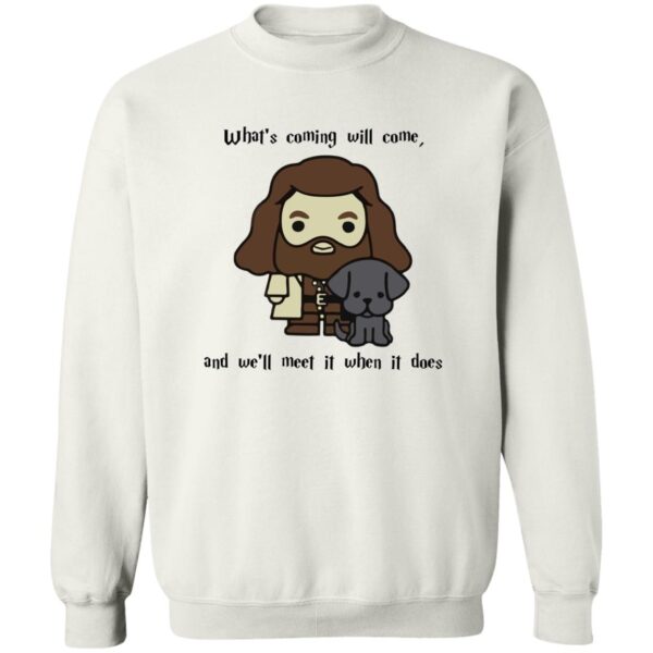 Hagrid What'S Coming Will Come And We'Ll Meet It When It Does Shirt