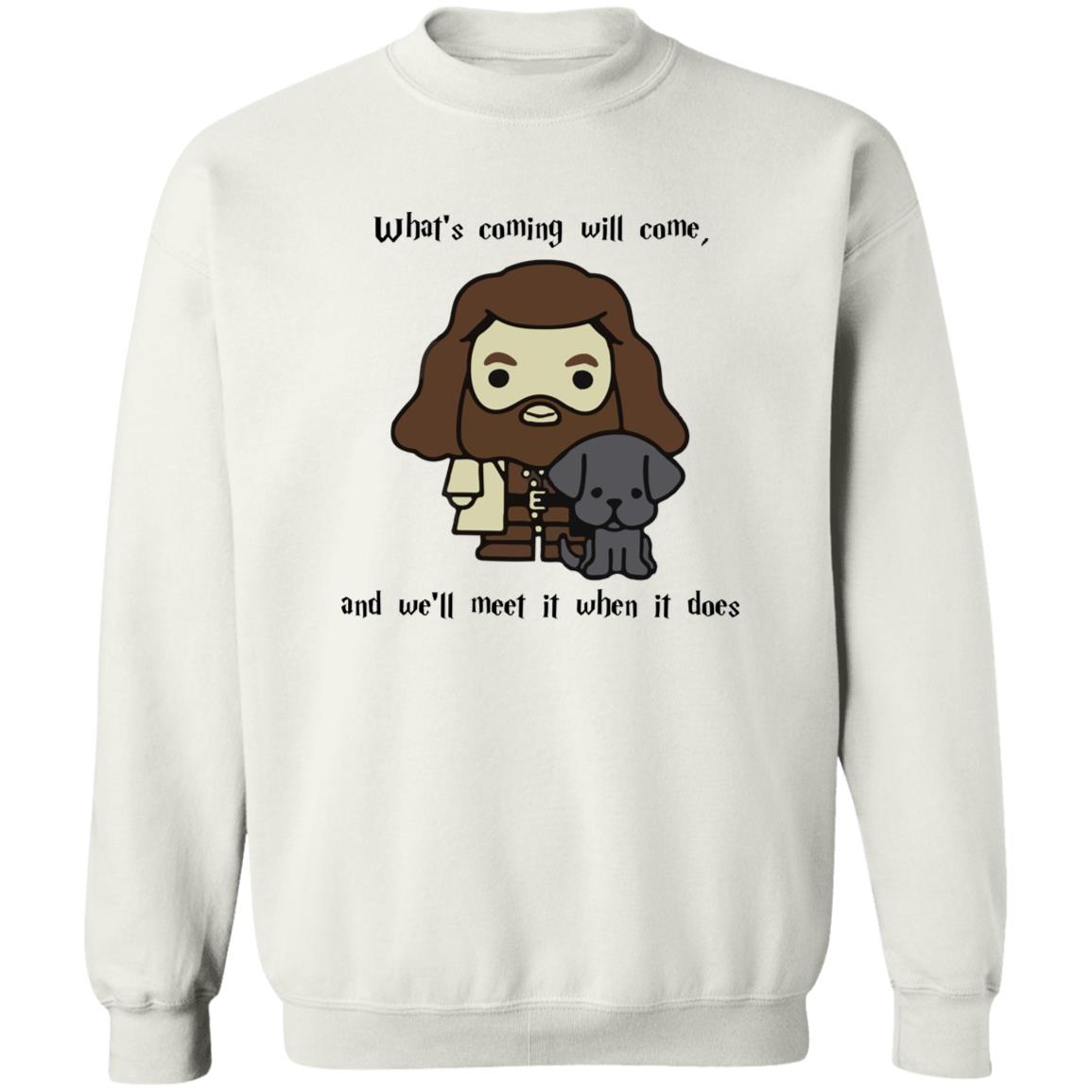 Hagrid What’s Coming Will Come And We’ll Meet It When It Does Shirt 2