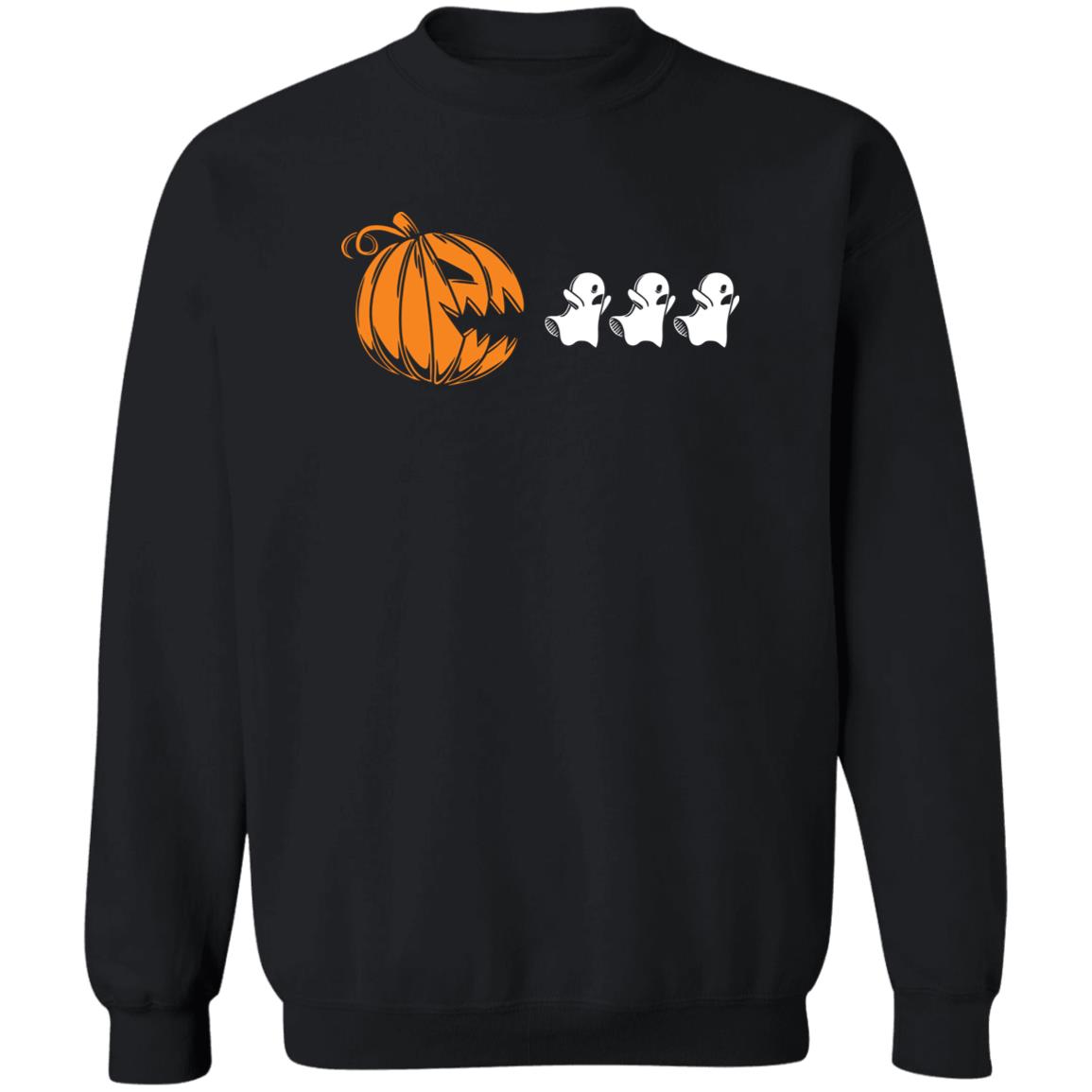 Halloween Pumpkin Pacman Ghost Shirt 1