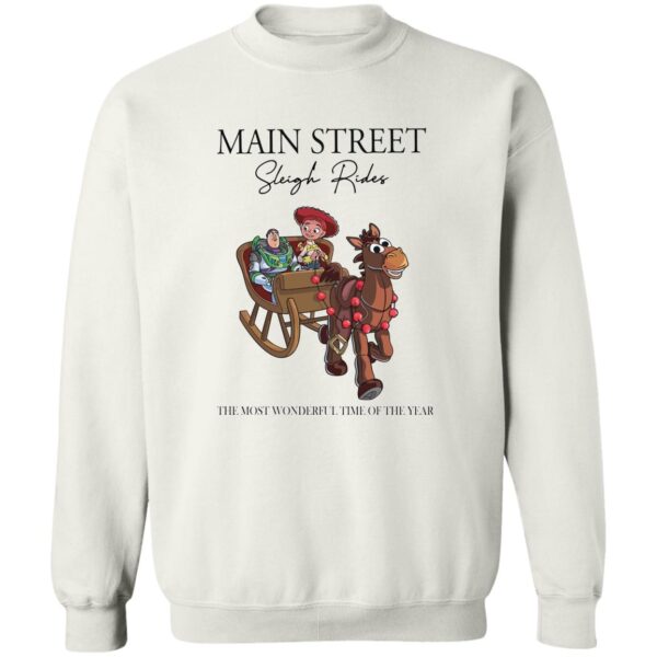 Main Street Sleigh Rides The Most Wonderful Time Of The Year Shirt