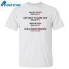 Talk It Out Get Help To Sort Out Mediation Child Maintenance Shirt