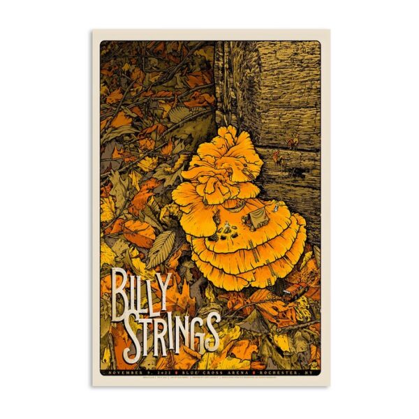Billy Strings Blue Cross Arena Rochester November 9 Poster
