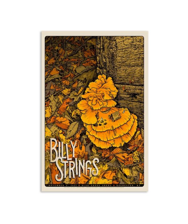 Billy Strings Blue Cross Arena Rochester November 9 Poster