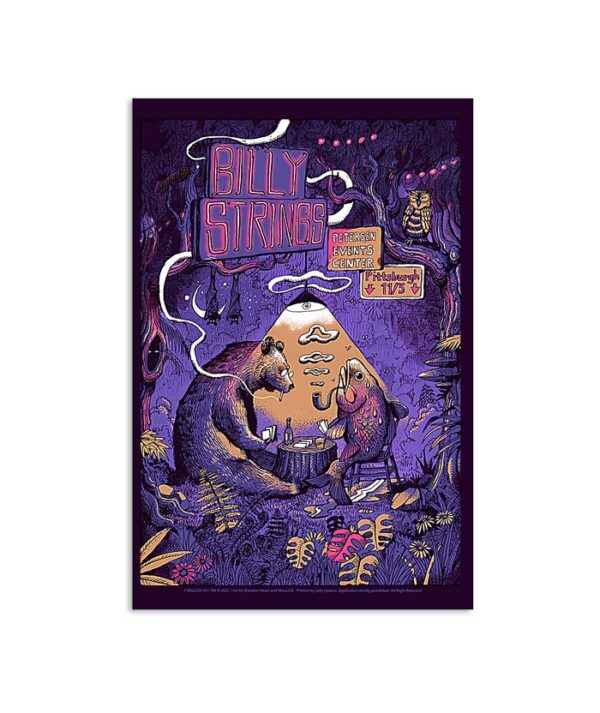 Billy Strings Pittsburgh Petersen Events Center November 5 Poster