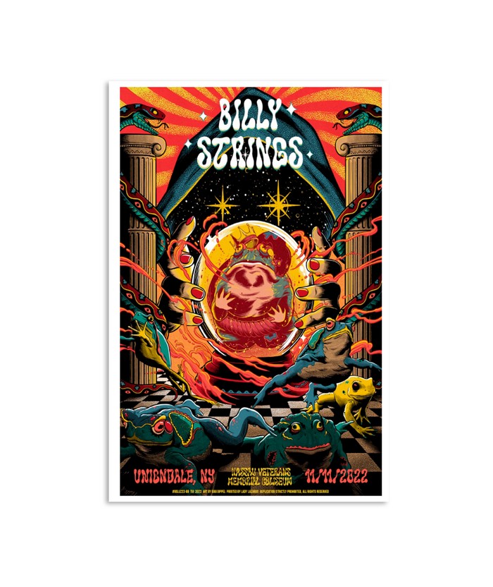 Billy Strings Show Uniondale Ny November 11 Poster