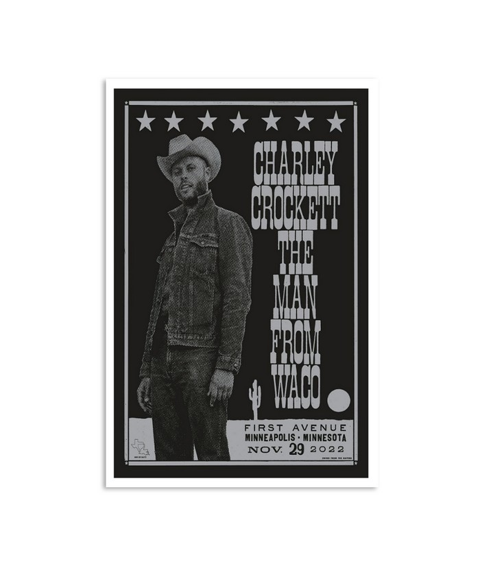 Charley Crockett The Man From Waco Minneapolis Nov 29 Poster