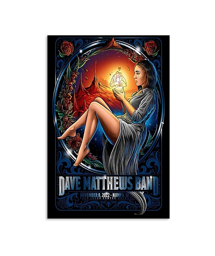 Dave Matthews Band Ford Idaho Center Nampa Id November 8 Poster
