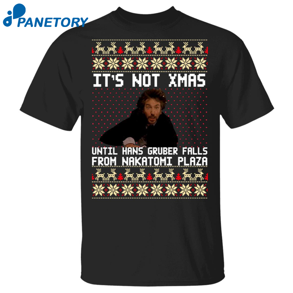 Die Hard It’s Not Christmas Until You See Hans Gruber Ugly Sweater 2