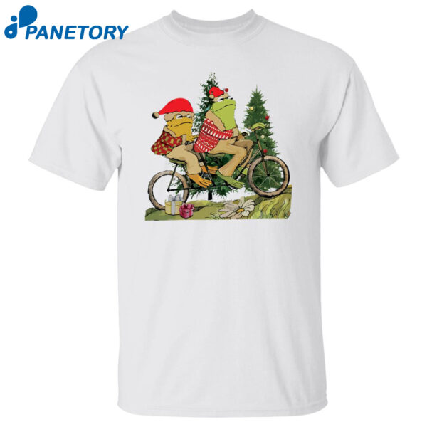 Frog And Toad On The Bike Christmas Sweatshirt