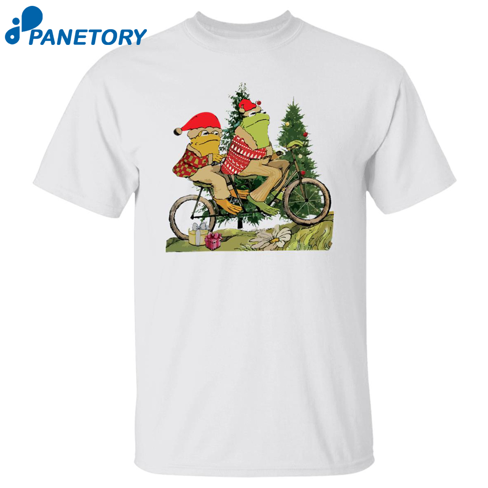 Frog And Toad On The Bike Christmas Sweatshirt 1