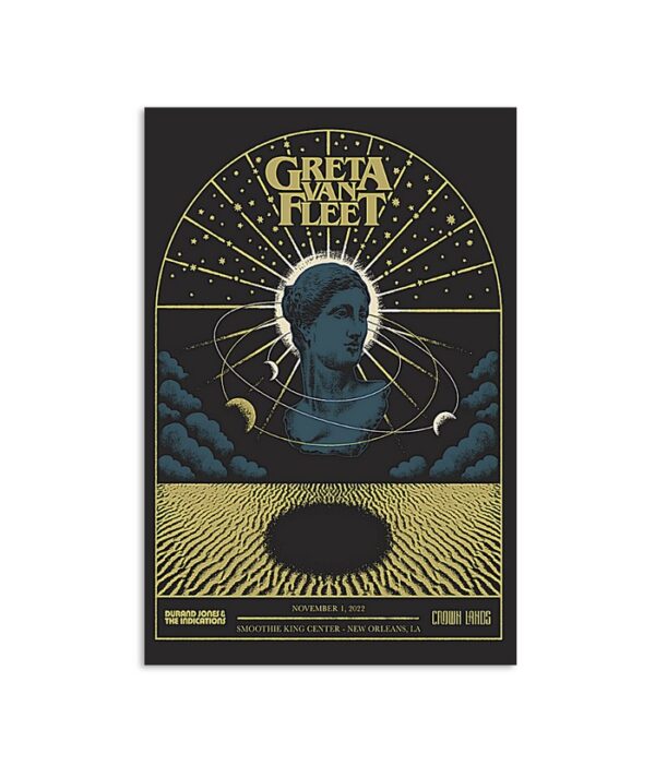 Greta Van Fleet Tour Smoothie King Center New Orleans La Poster