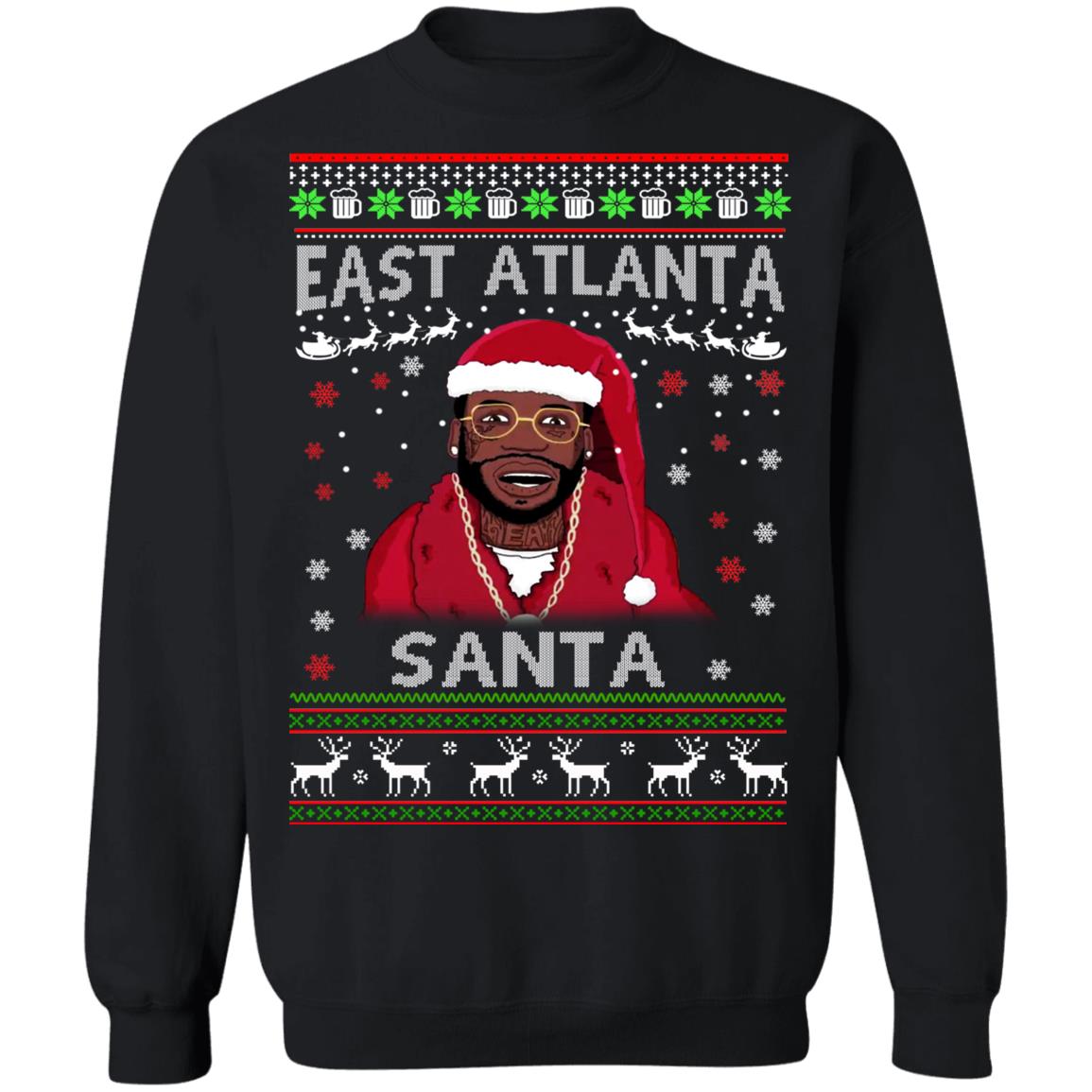Gucci Mane East Atlanta Santa Christmas Sweater