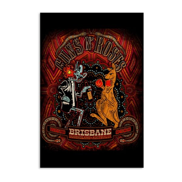 Guns N' Roses Brisbane Queensland Australia November 22 Poster