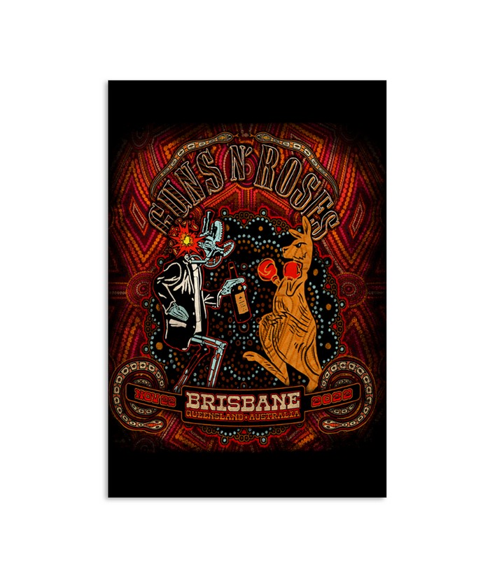 Guns N' Roses Brisbane Queensland Australla November 22 Poster