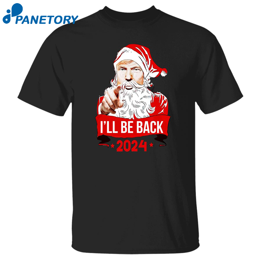 I’ll Be Back 2024 Trump Christmas Sweater 2