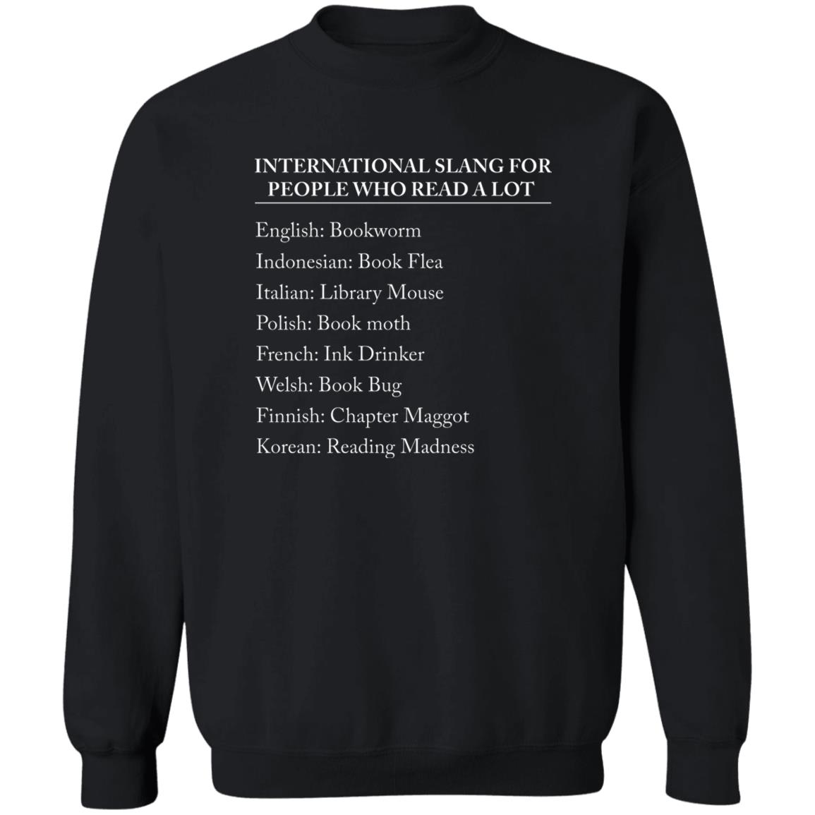 International Slang For People Who Read A Lot Shirt 2