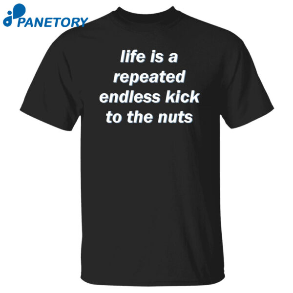 Life Is A Repeated Endless Kick To The Nuts Shirt