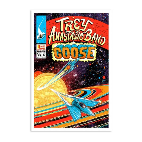 Trey Anastasio Band And Goose Tour Eaglebank Arena Fairfax VA November 17 Poster