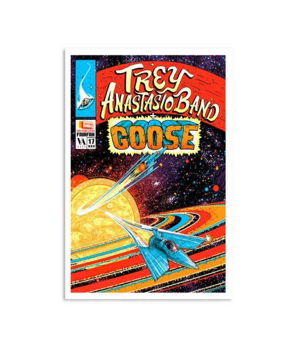 Trey Anastasio Band And Goose Tour Eaglebank Arena Fairfax Va November 17 Poster