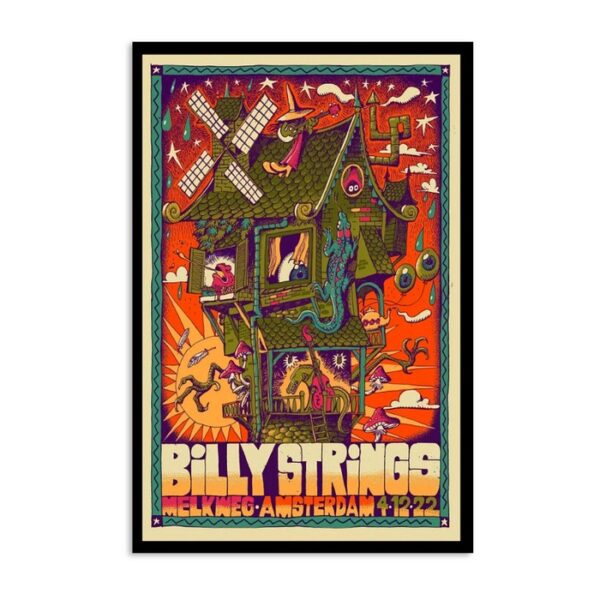 Billy Strings December 4 Melkweg Amsterdam Poster