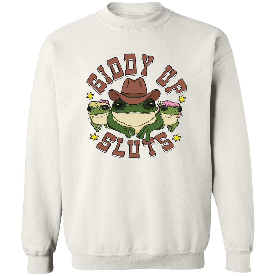 Cowboy Frog Giddy Up Sluts Shirt 2