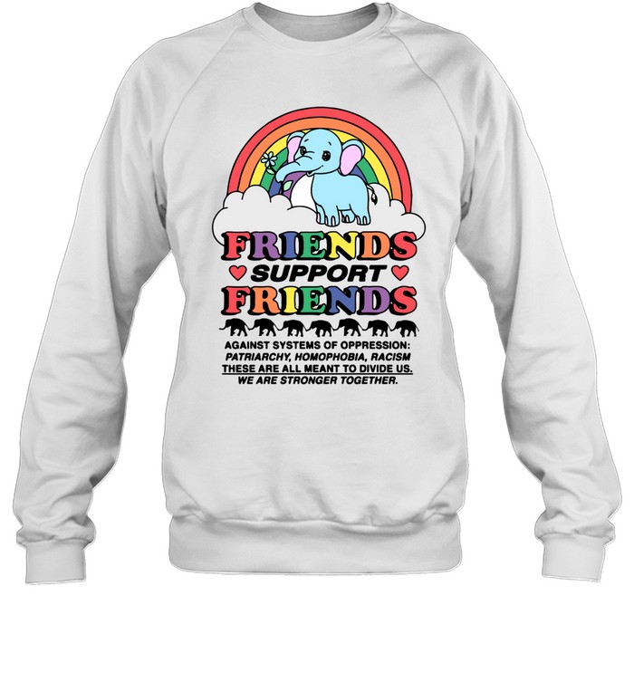 Elephant Friends Support Friends Shirt 1