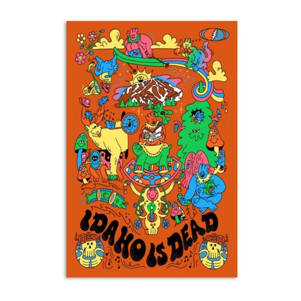 Idaho United States Of Dead Grateful Dead Poster