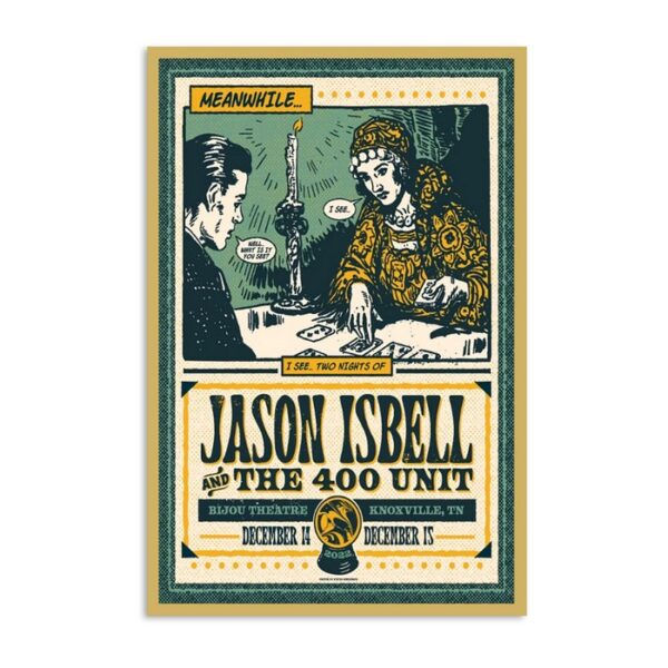 Jason Isbell And The 400 Unit Knoxville December 14 Poster