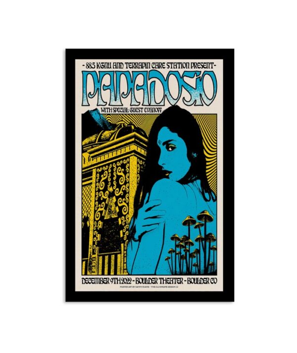 Papadosio December 9Th Boulder Theater Boulder Colorado Poster