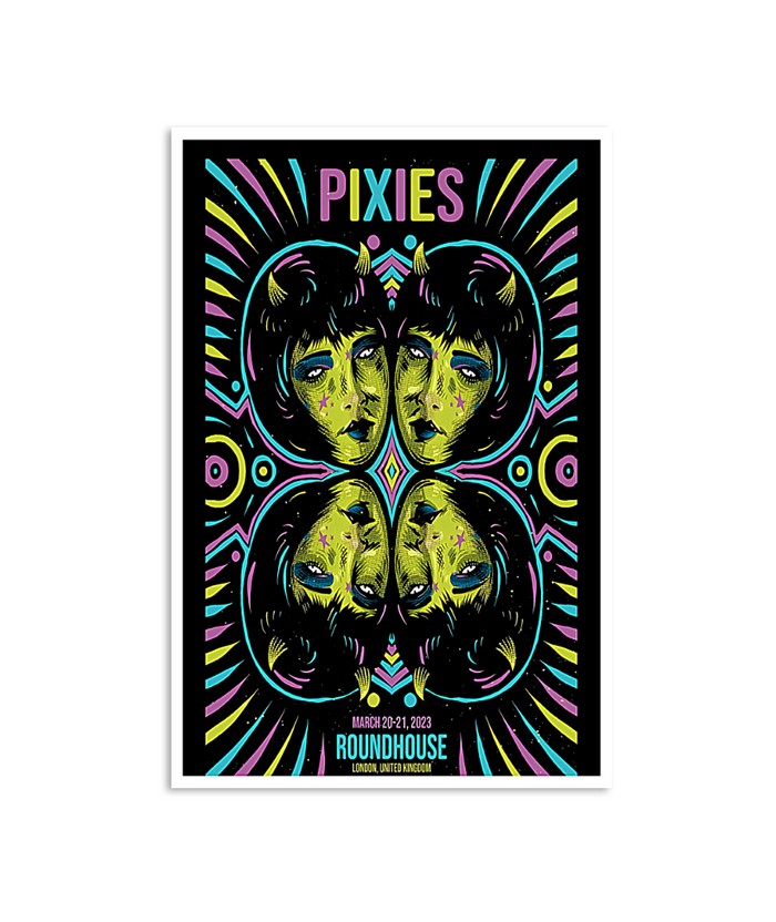Pixies March 20 21 Roundhouse London Uk Poster