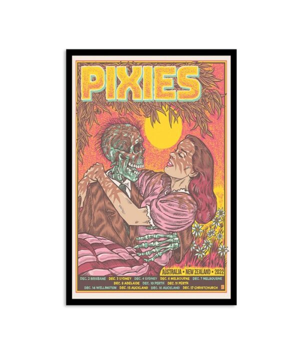 Pixies Tour New Zealand Australia December Poster