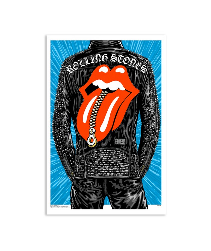 Rolling Stones 2022 Tour Poster