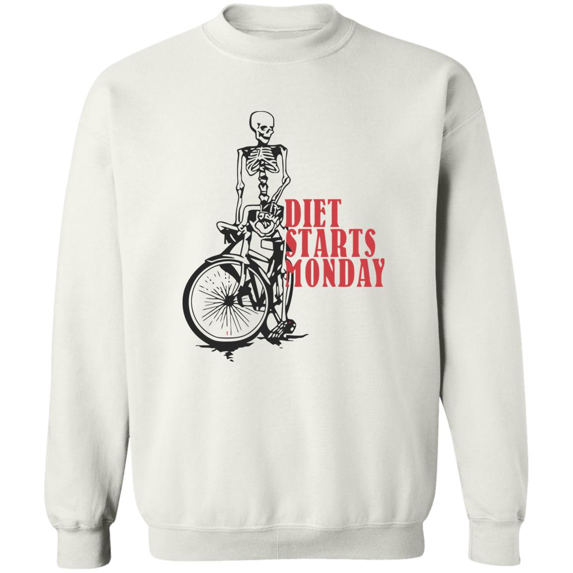 Skeleton Diet Starts Monday Shirt 2