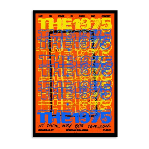 The 1975 At Their Very Best Tour Uncasville Poster