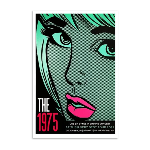 The 1975 The Armory December 14 Minneapolis Poster