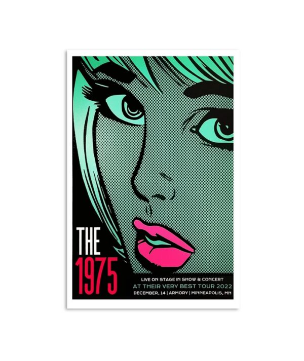 The 1975 The Armory December 14 Minneapolis Poster