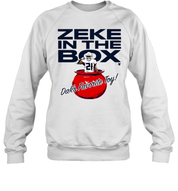 Ezekiel Elliott And Dak Prescott Zeke In The Box Shirt